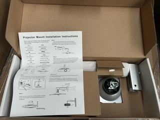 Ca. 45x Beamer Mounting Bracket Wall/Ceiling Silver Sam Creative